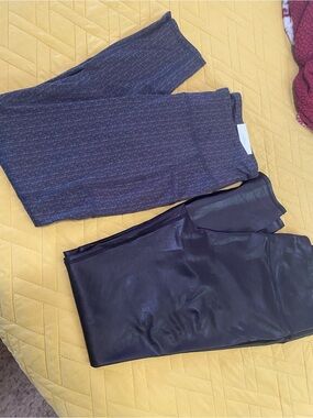 Maurices Two-Pair Leggings Set in Charcoal and Black